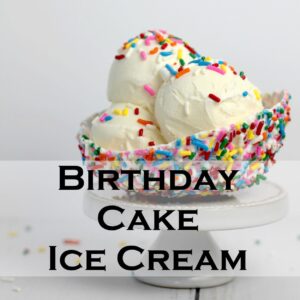 Birthday Cake Ice Cream