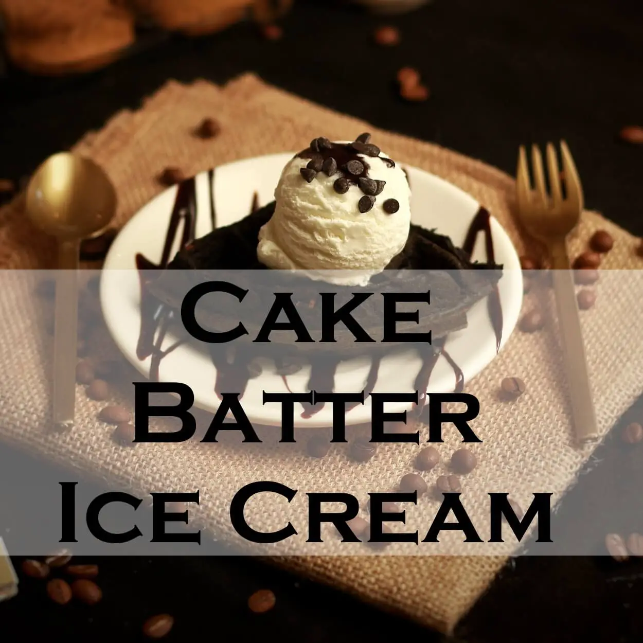 Cake Batter Ice Cream