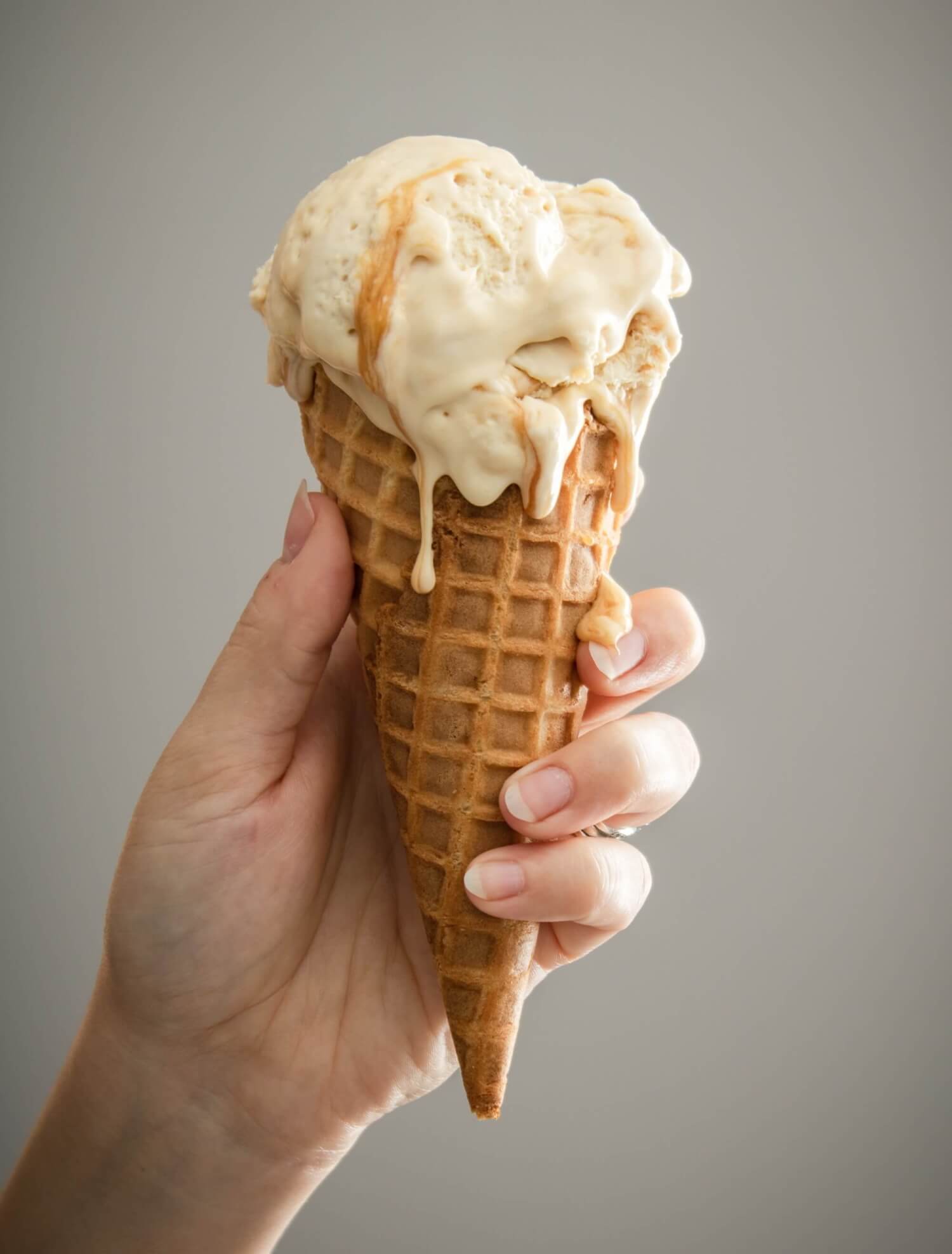 Caramel Ice Cream Recipe Serving Ice Cream