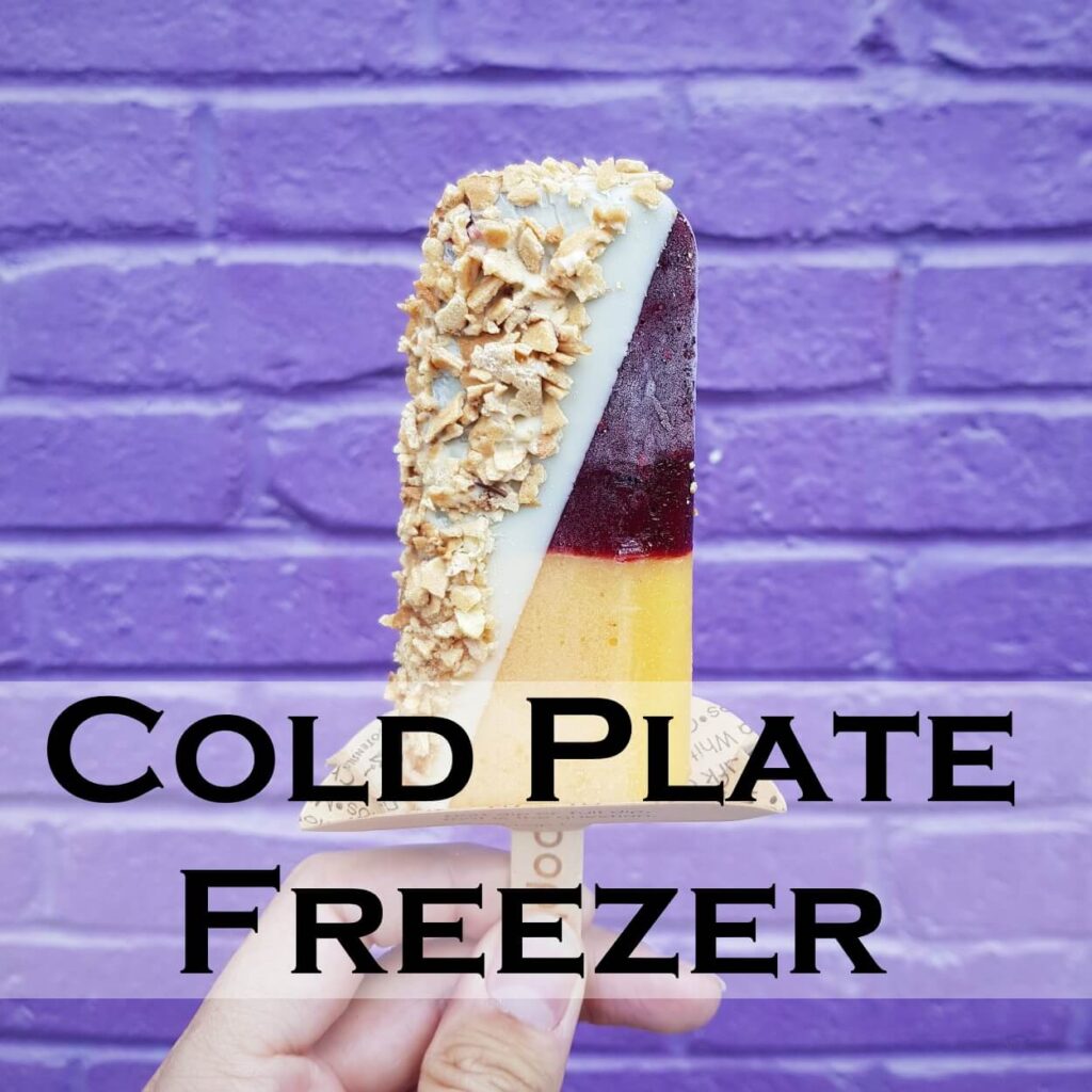 Cold Plate Freezer Serving Ice Cream