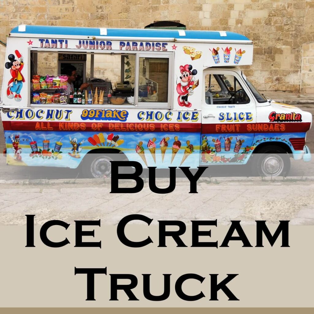 Buy Ice Cream Truck Serving Ice Cream