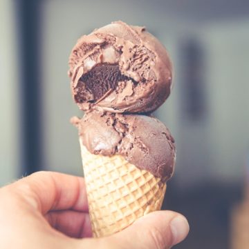 Easy Chocolate Nutmeg Ice Cream