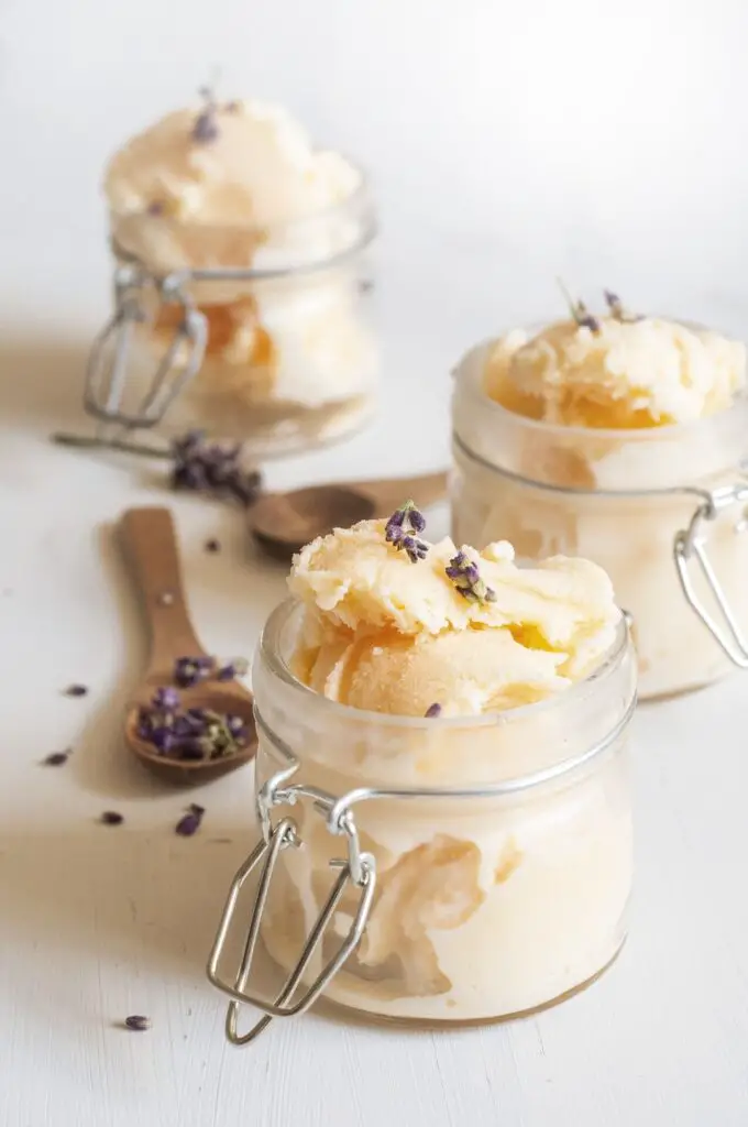 Easy Lavender Ice Cream