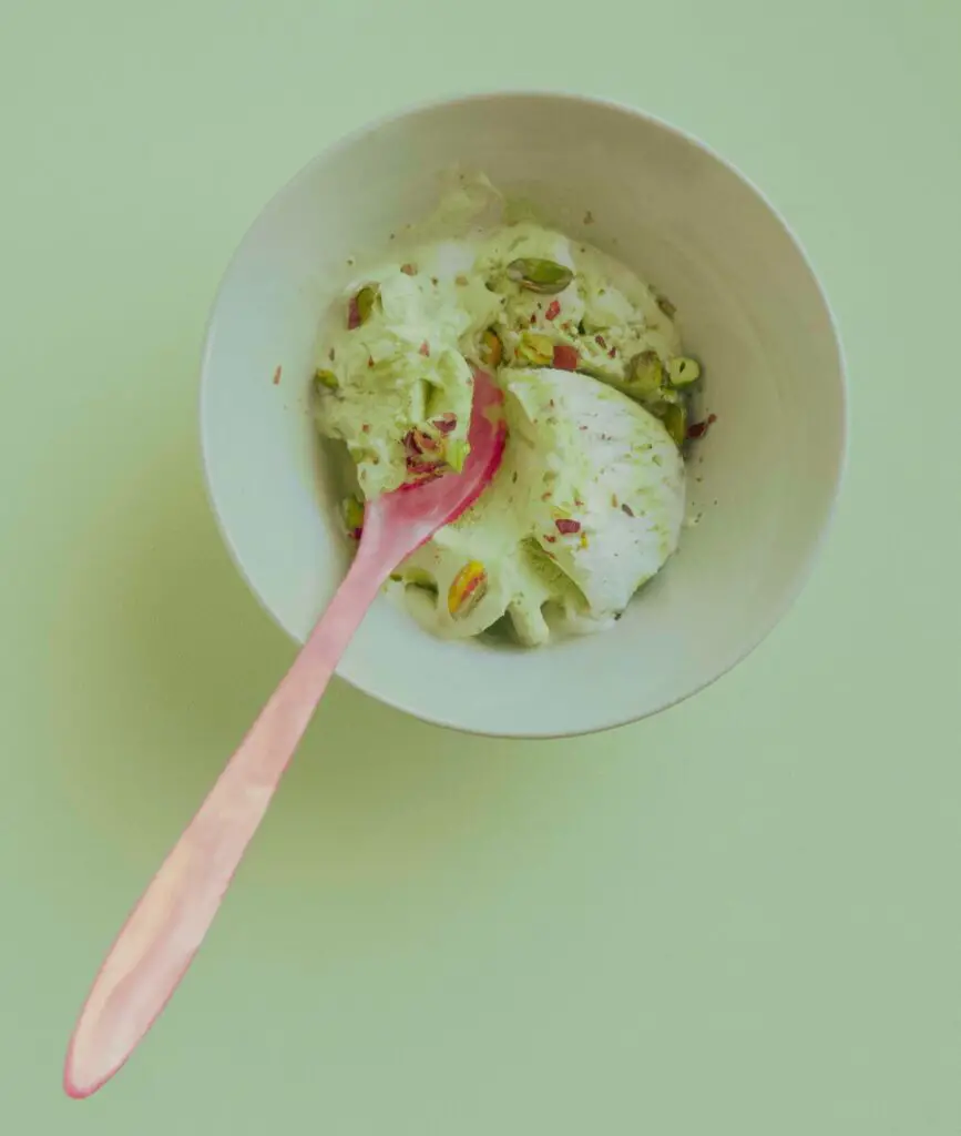 Easy Pistachio Ice Cream