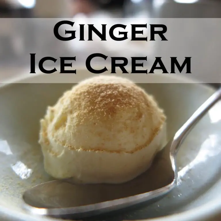 Easy Ginger Ice Cream Recipe Serving Ice Cream