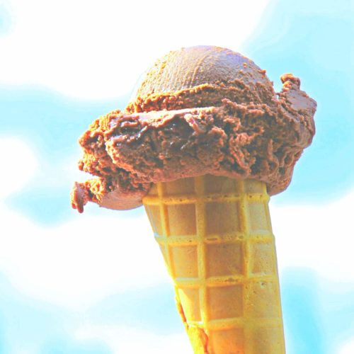 Chocolate Goat Milk Ice Cream Recipe Serving Ice Cream