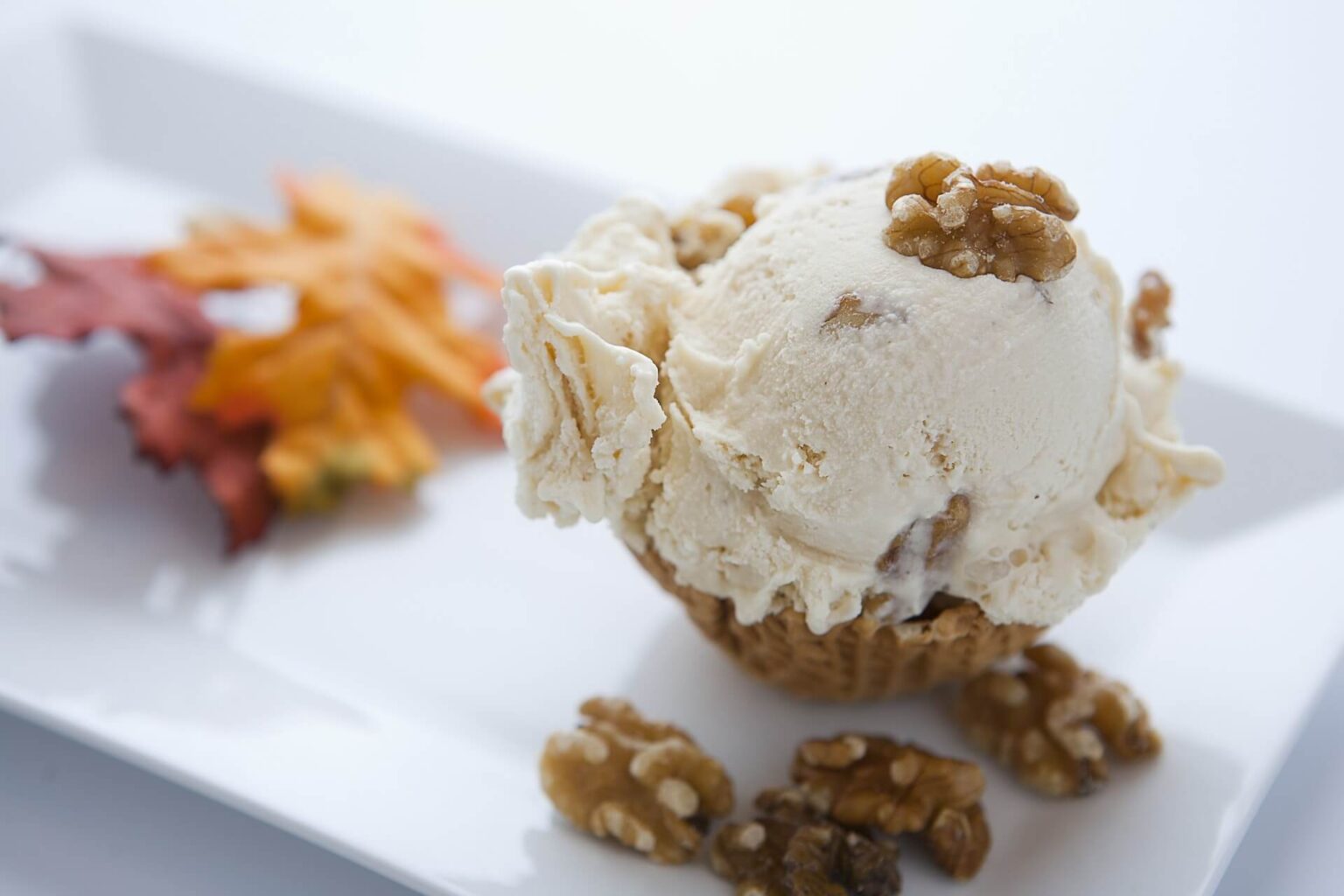 Maple Walnut Ice Cream Recipe Serving Ice Cream