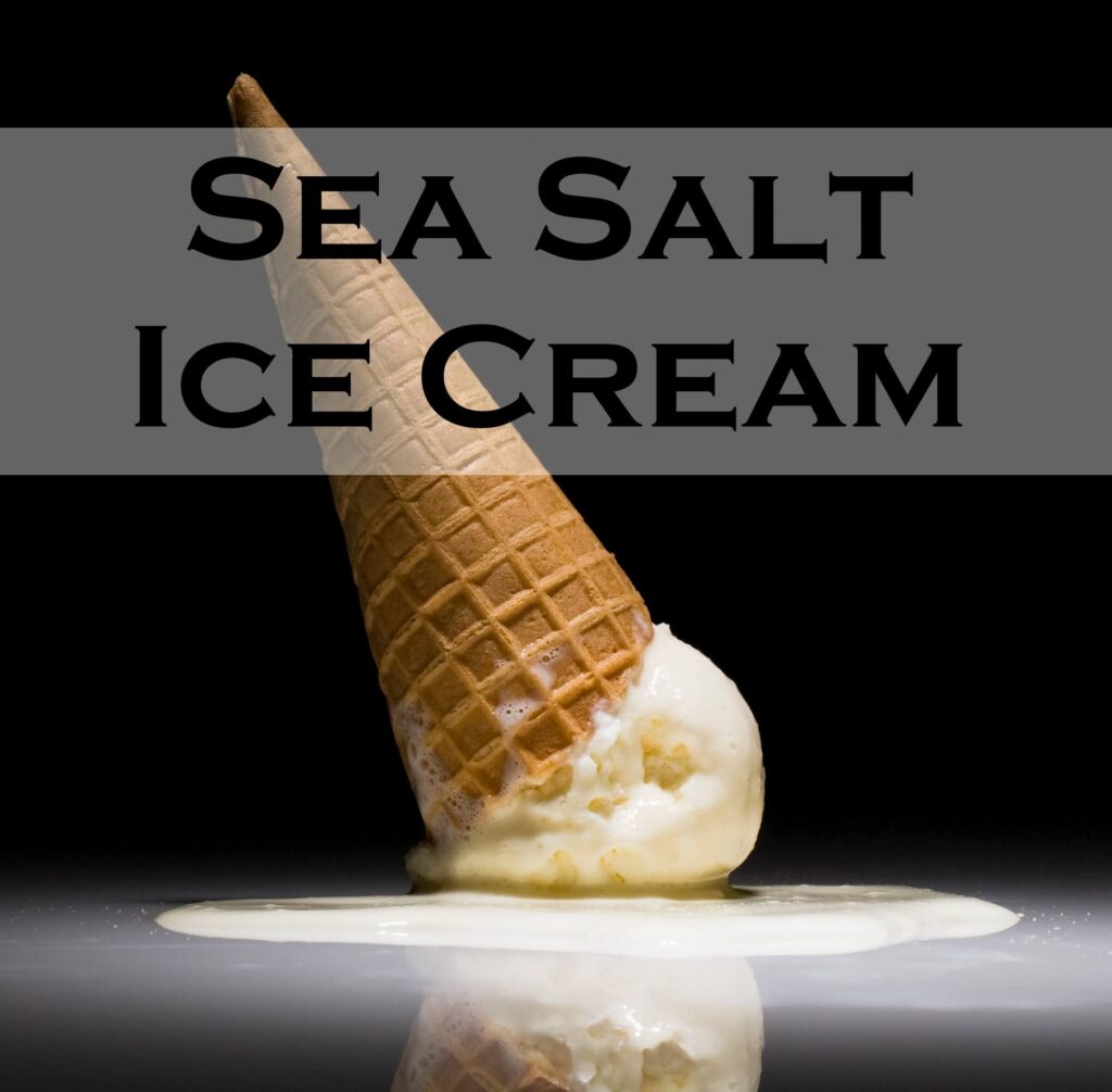 Sea Salt Ice Cream Recipe Serving Ice Cream