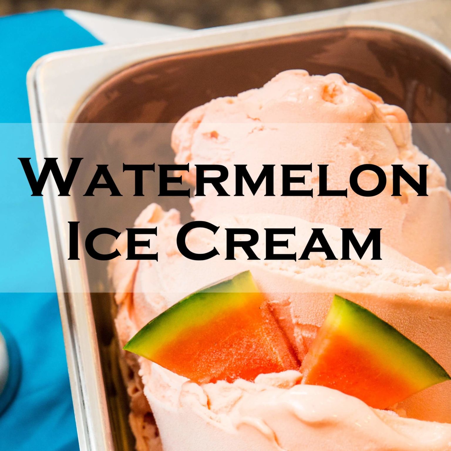Watermelon Ice Cream Recipe Serving Ice Cream