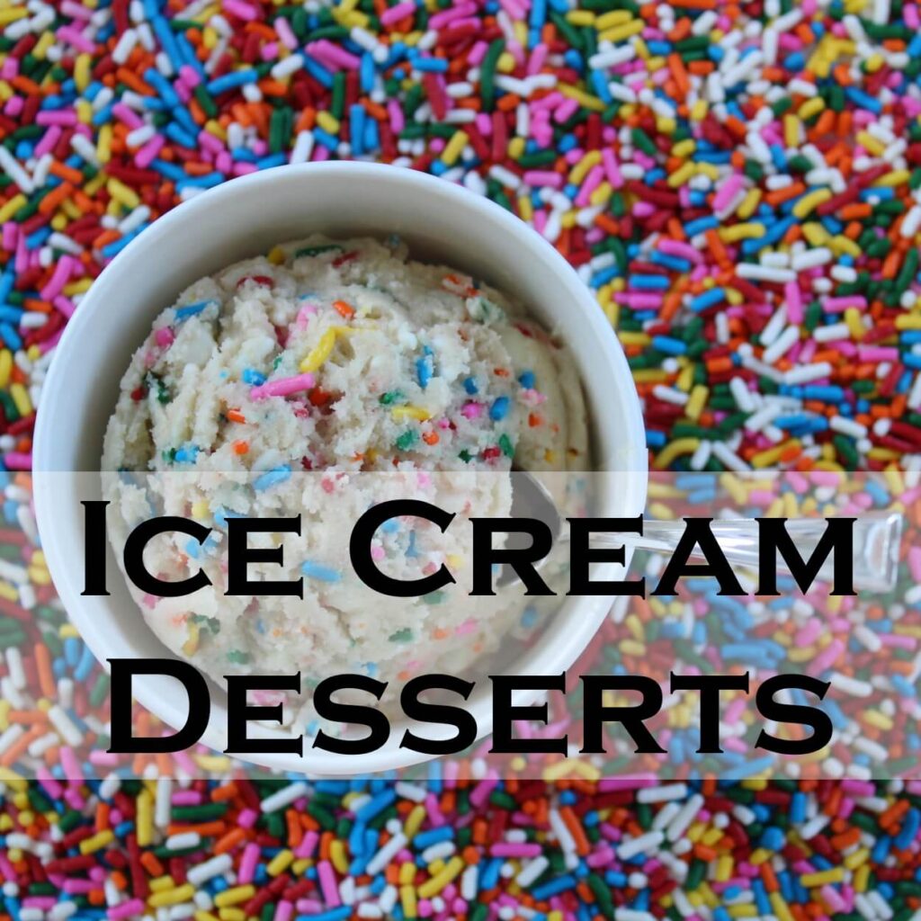Ice Cream Dessert Recipes - Serving Ice Cream