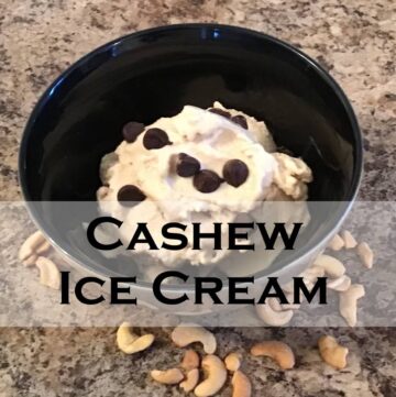 Vegan Cashew Ice Cream