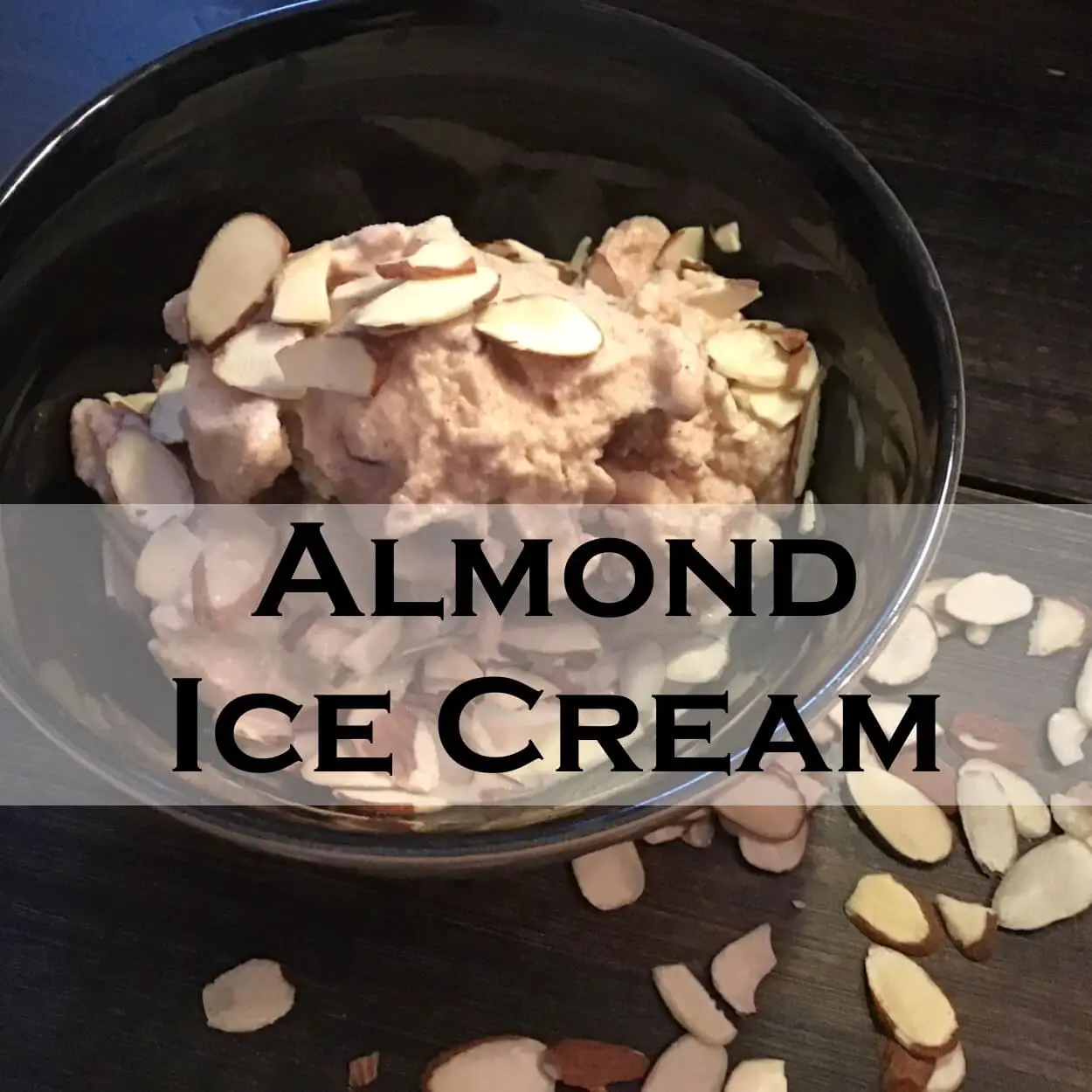 Almond Ice Cream Recipe