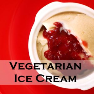 Vegetarian Ice Cream