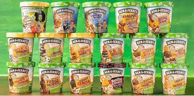 vegan ice cream brand ben & jerrys