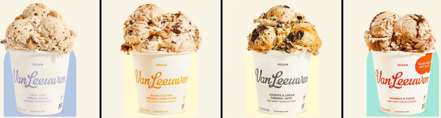 vegan ice cream brand van leeuwen